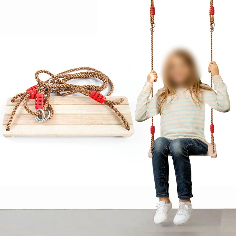 Outdoor Furniture Quality - Wooden Hanging Swings Seat High-Quality Polished