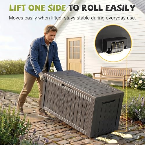 Outdoor Waterproof Resin Stora - Outdoor Furniture Wooden review and price