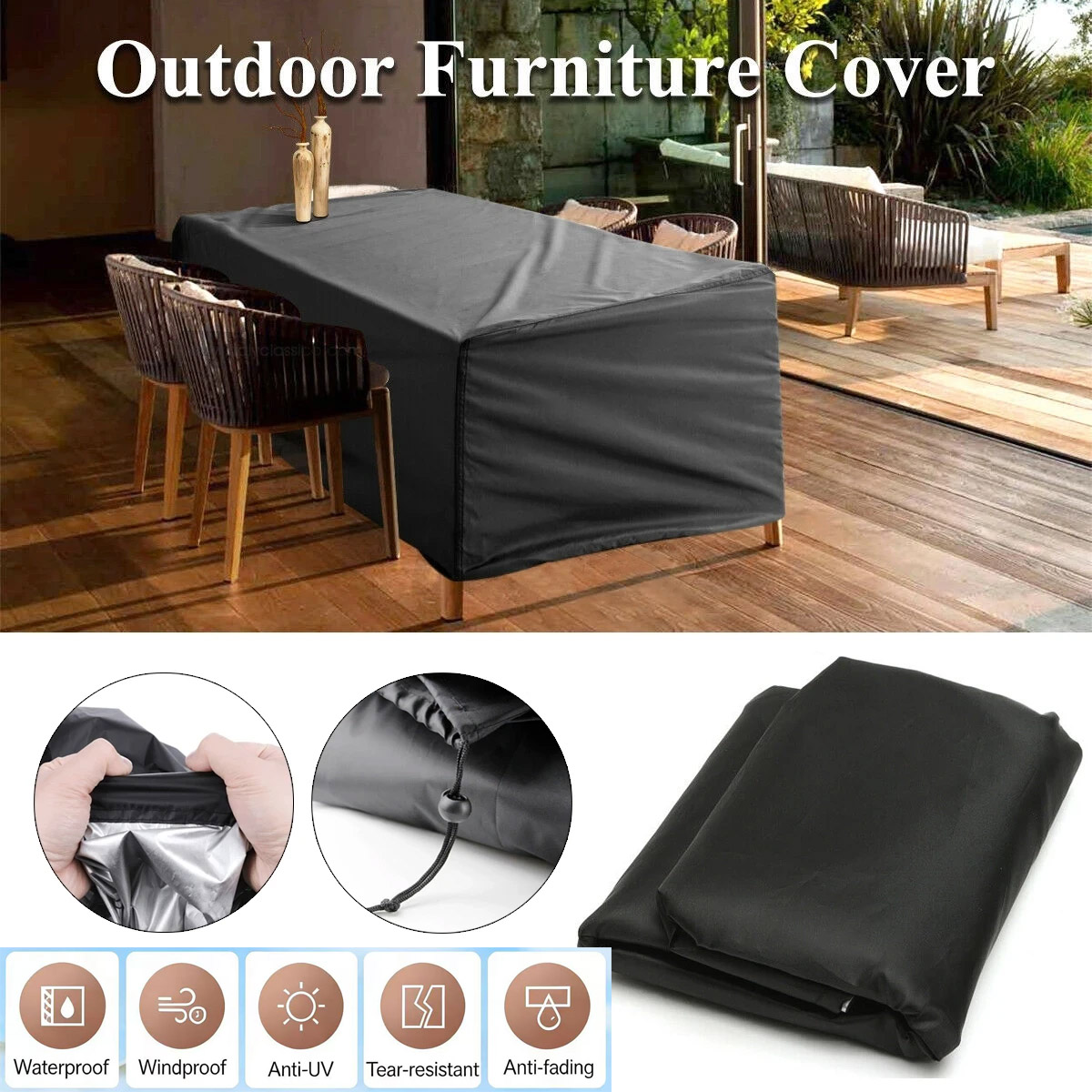 Commonly Used Sizes Waterproof - Outdoor Furniture Table And Chairs review and price