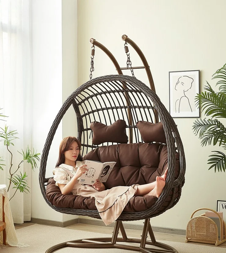 Hanging Basket Rattan Chair Sw - Garden Swing Chair review and price