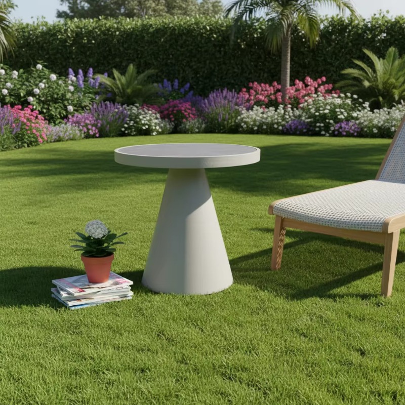 Modern Nordic Round Coffee Tab - Outdoor Furniture Japanese Style review and price