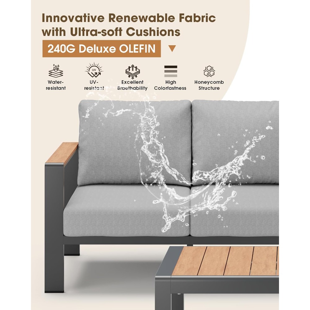 USA Stock Aluminum Outdoor Pat - Outdoor Furniture In Sale review and price