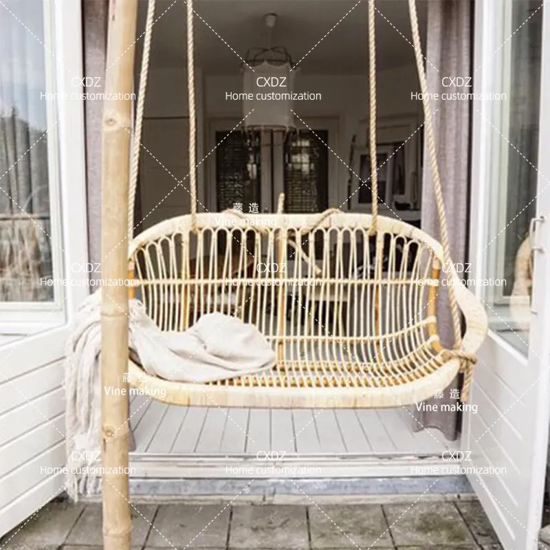 Outdoor Double Hanging Rattan  - Outdoor Furniture Japanese Style review and price