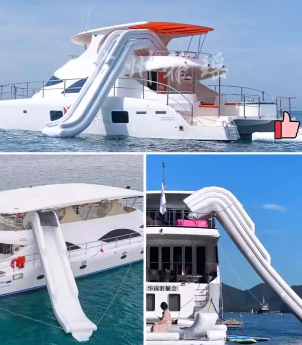 Inflatable water yacht slide b - Outdoor Furniture Table And Chairs review and price