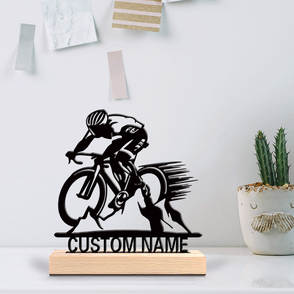 1pc Road cycling Custom Letter - Outdoor Furniture Wooden review and price