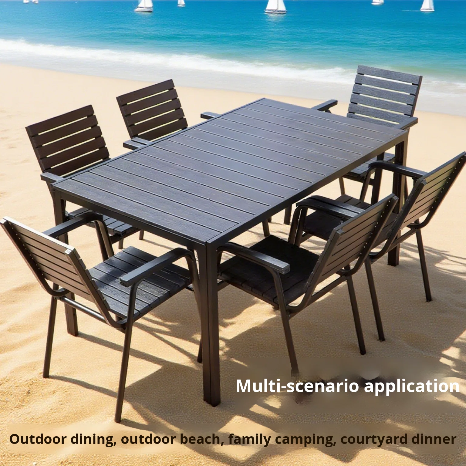 New Bamboo Picnic Garden Table - Outdoor Furniture Table And Chairs review and price